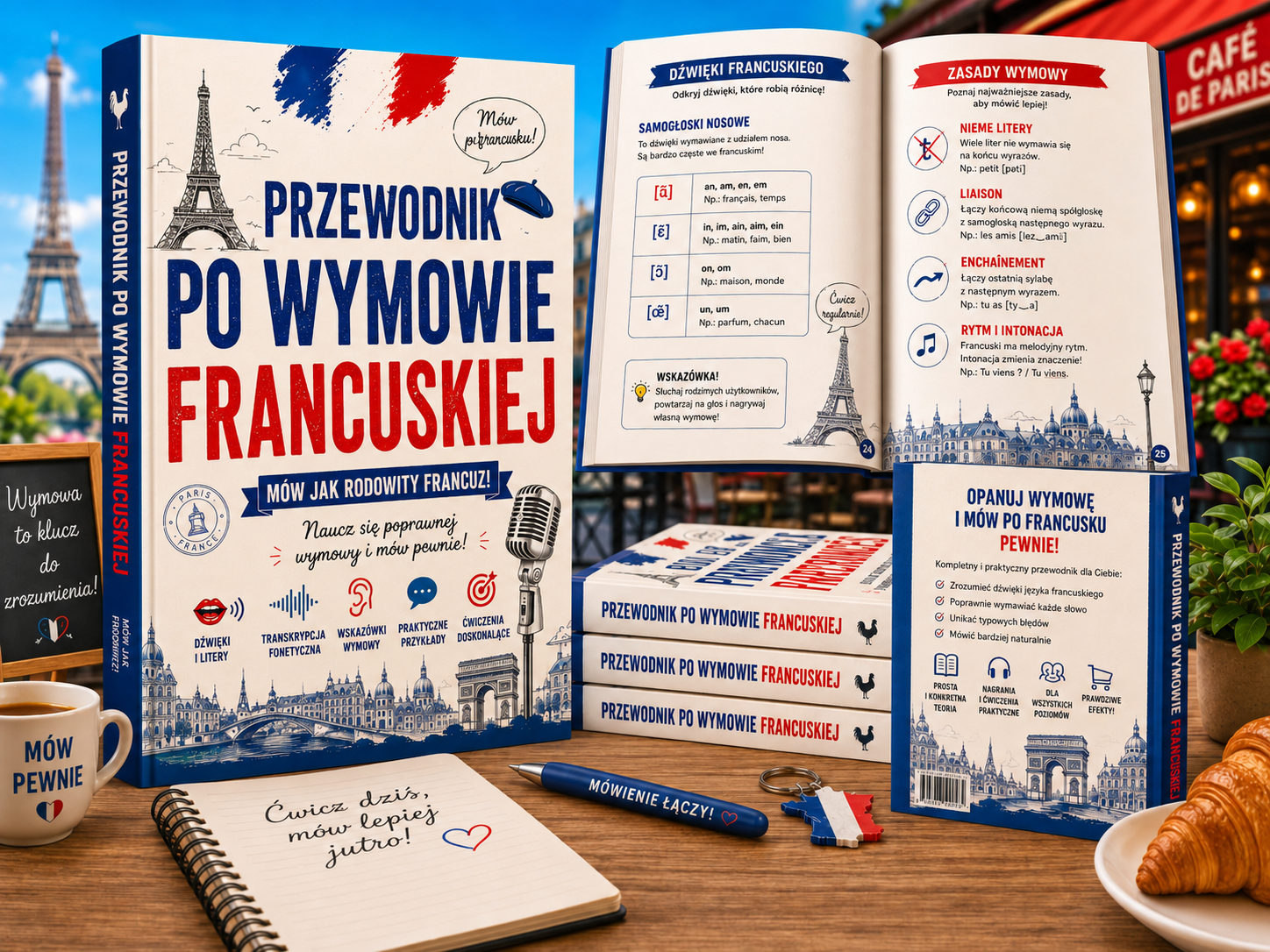 Okładka bonusu: Przewodnik po Wymowie Francuskiej